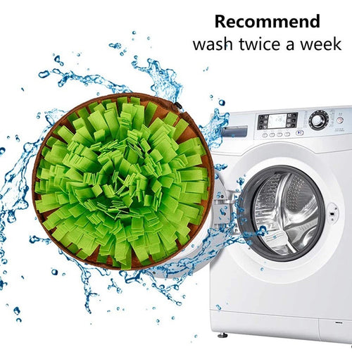 Interactive Pet Snuffle Matt - Portable Nonslip Slow Feeder Encourages Natural Foraging Easy To Clean