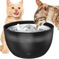 Stainless Steel Automatic Cat Water Fountain - 3L (102oz) Quiet Flow Design
