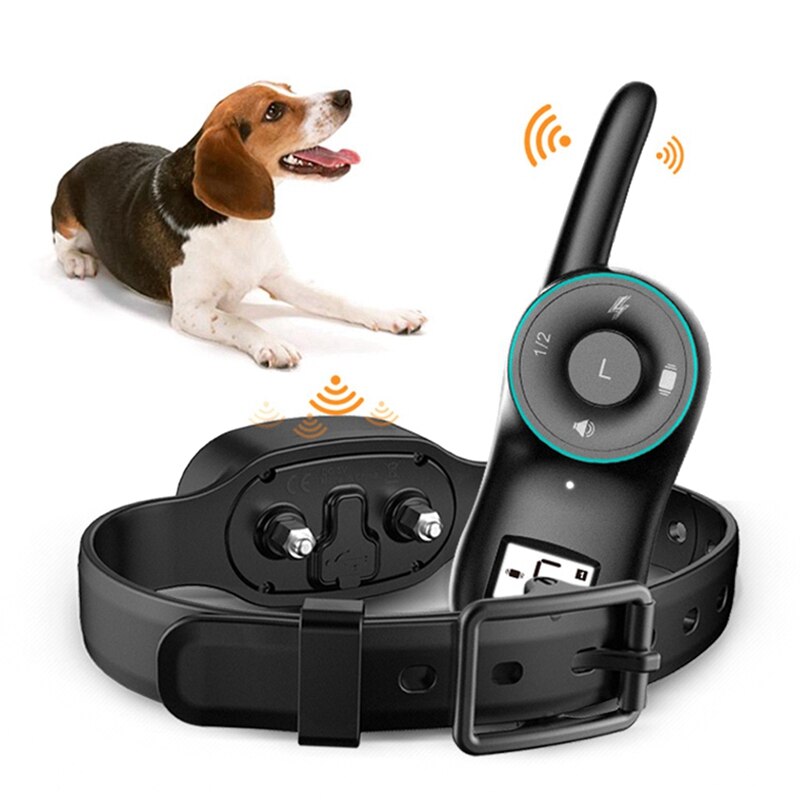Rechargeable Waterproof Ultrasonic Anti Bark Training  Collar